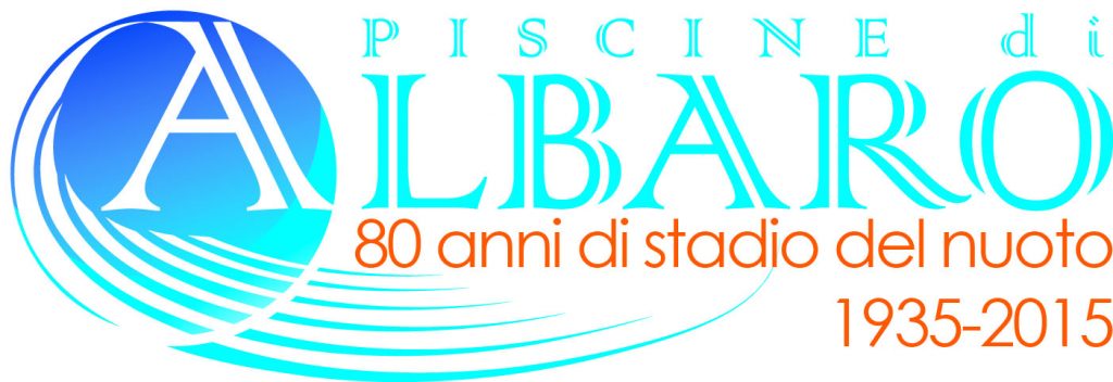 Piscine Albaro - logo_80anni copia_arancio